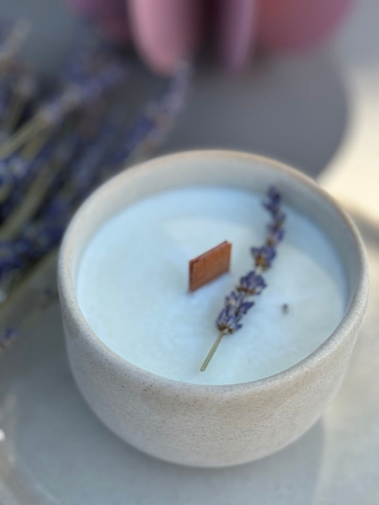 Natürliche Kerze - Lavendel