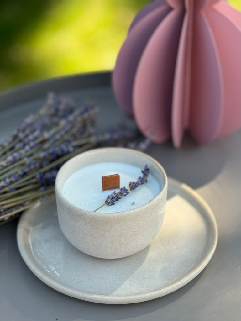 Natürliche Kerze - Lavendel
