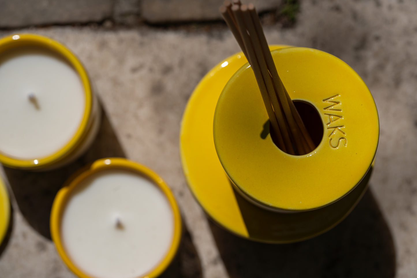 Duftdiffusor aus weißer Tonerde – Zitrusduft / VORBESTELLUNG