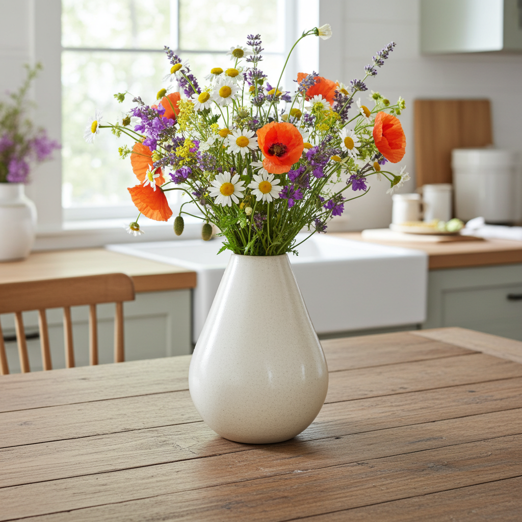 Drop Vase, handgefertigt in Südspanien