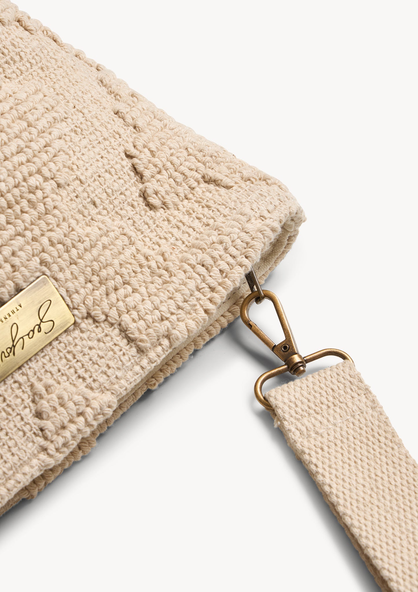 Marsala Mini Clutch natur / Vorbestellung