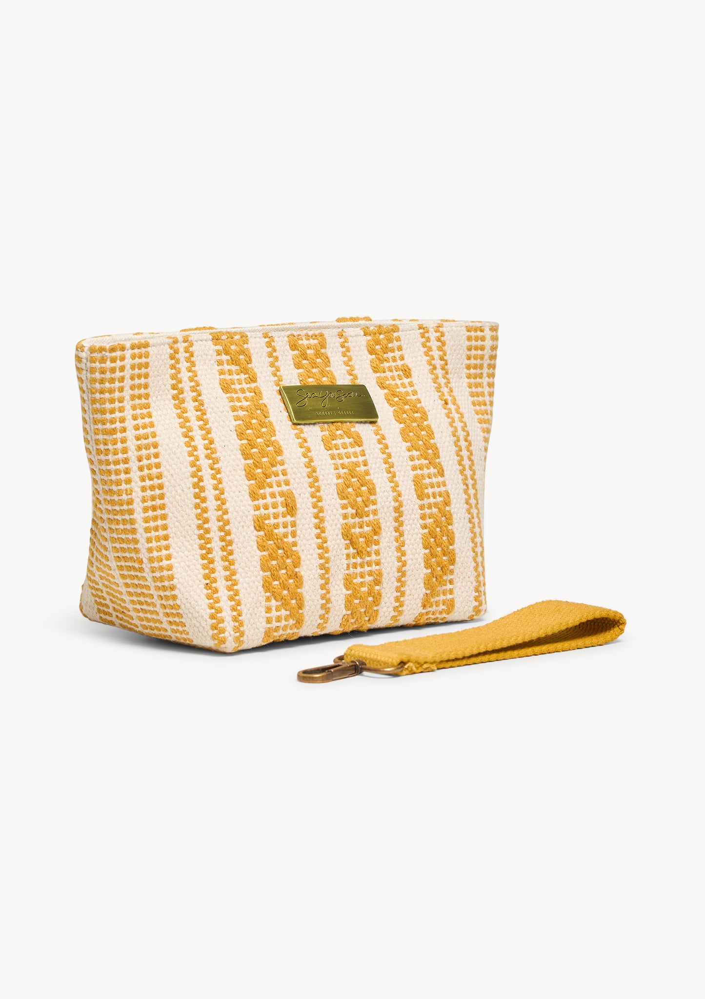 Velassaru Mini-Clutch in Senfgelb / Vorbestellung