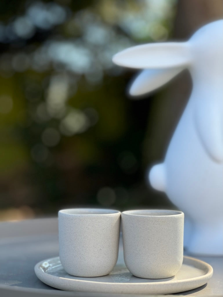 2er-Set Espressobecher Marga - handgefertigt in Íllar, Südspanien