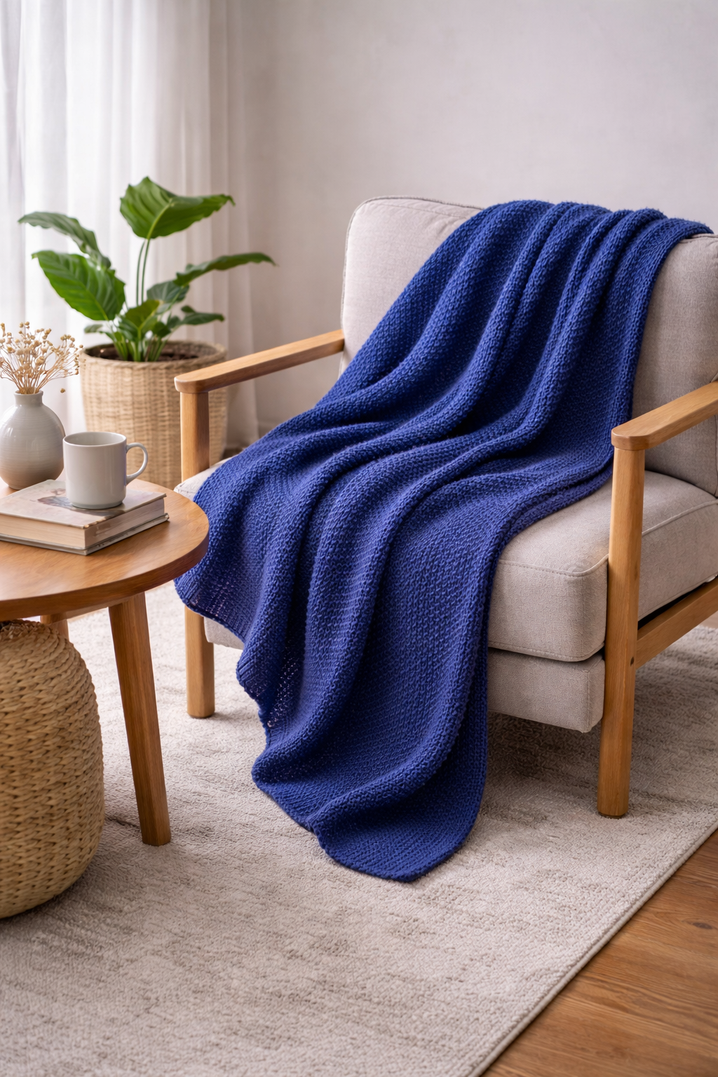 Cotton Knit Throw / PRE-ORDER